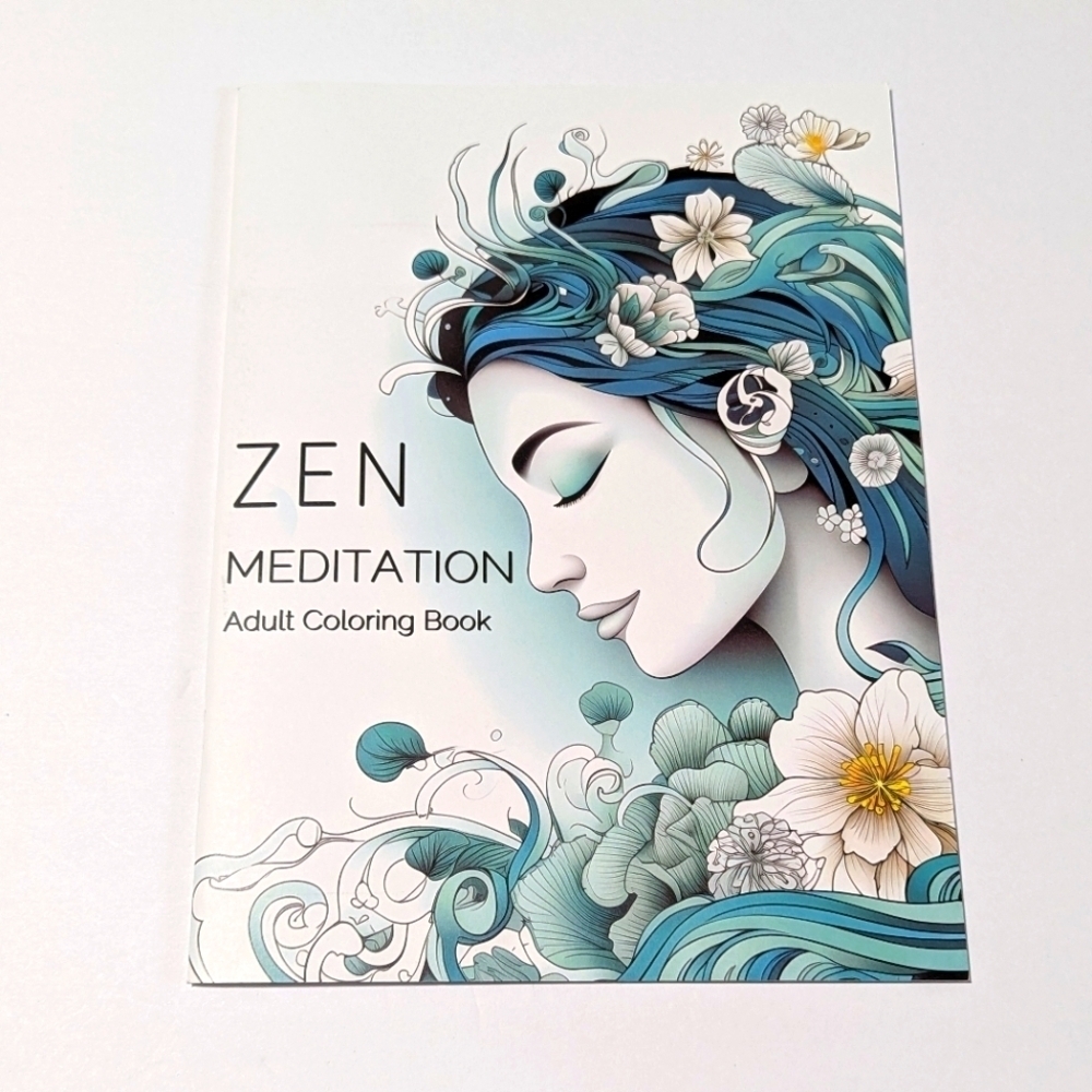 New Book Of Zen Meditation Theme Colouring Book